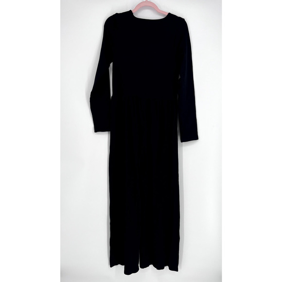 OQQ Wide Leg Jumpsuit Size XL - Black - Picture 3 of 4